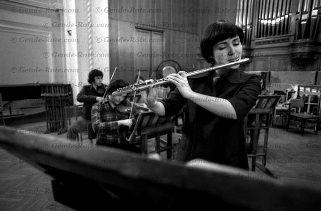 Студенты консерватории. Репетиция